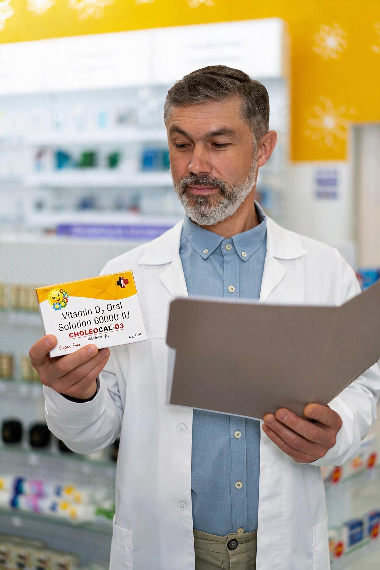 Jaikul Lifesciences medical professional reviewing product formulations